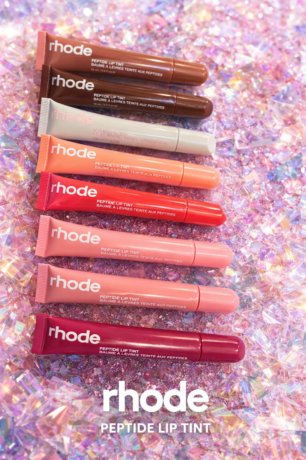 Rhode Peptide Lip Tint โ Hydrating Glossy Lip Balm 8 Pieces (Multiple Shades Available)